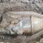 Agricultor acha estátuas de Ramsés II ao trabalhar em terreno no Egito