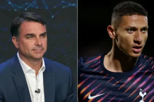 O que aconteceu entre Richarlison e Flávio Bolsonaro? Entenda a polêmica