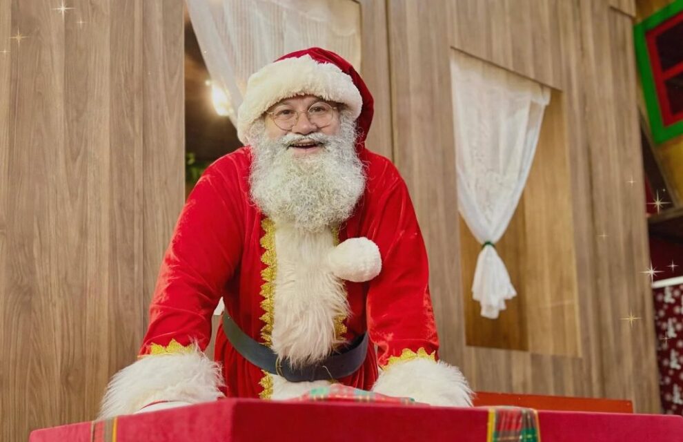 Papai Noel já está com agenda lotada em Maringá