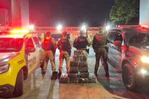 Perseguição termina com suspeito morto e mais de 230 kg de maconha apreendida na região