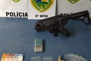 Submetralhadora é apreendida após tentativa frustrada de assalto na região de Maringá