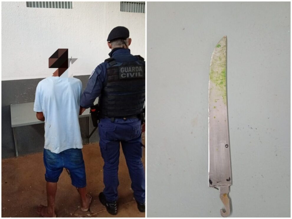 Suspeito é preso após abordar mulher com faca e tentar roubar celular no centro de Maringá