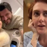 Viúva de Lito Sousa grava vídeo emocionada ao falar de 1º voo após morte de marido